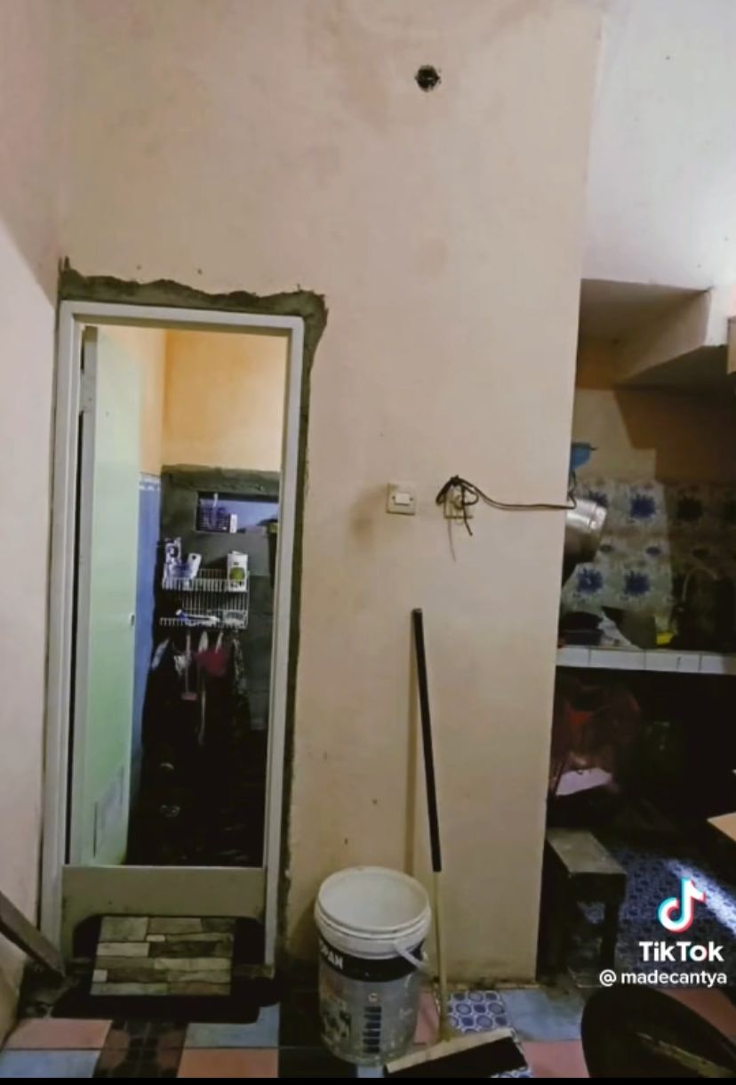 potret hunian mirip kandang ayam © TikTok