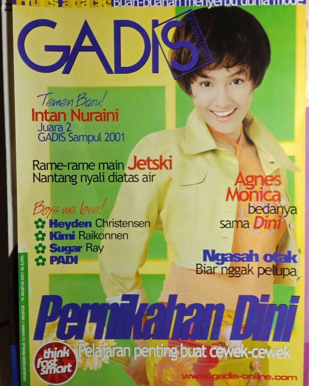 transformasi juara 2 gadis sampul 2001 © berbagai sumber
