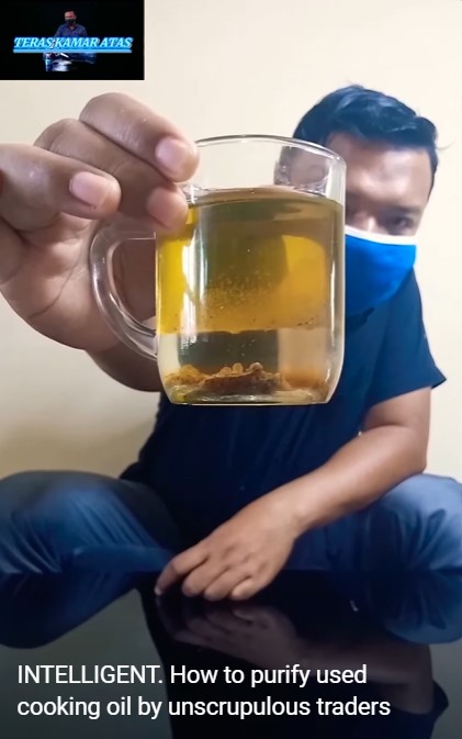 Tanpa perlu dipanaskan lagi, begini cara jernihkan minyak goreng bekas pakai 1 bahan