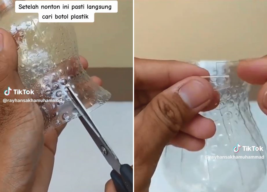 bikin tongkat pengganti lampu © TikTok bikin tongkat pengganti lampu © TikTok