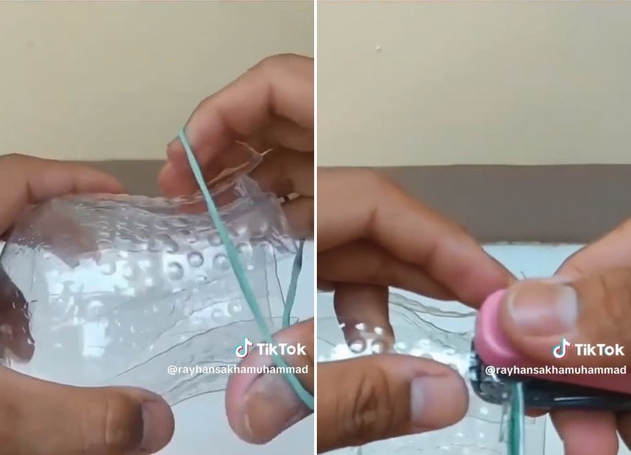 bikin tongkat pengganti lampu © TikTok bikin tongkat pengganti lampu © TikTok