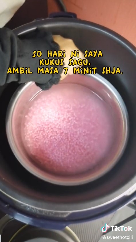 Bukan direbus, begini cara cepat mengembangkan sagu mutiara dalam 7 menit