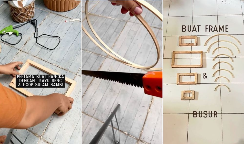 lampu dinding pakai sumpit © Instagram lampu dinding pakai sumpit © Instagram