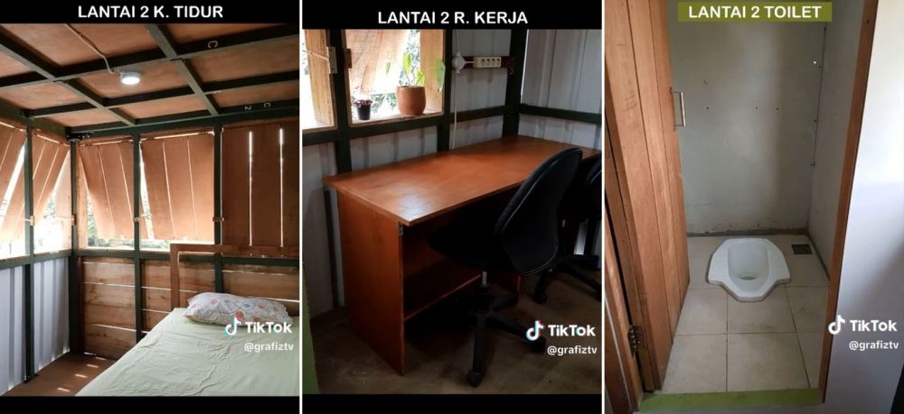 rumah susun kayu © TikTok