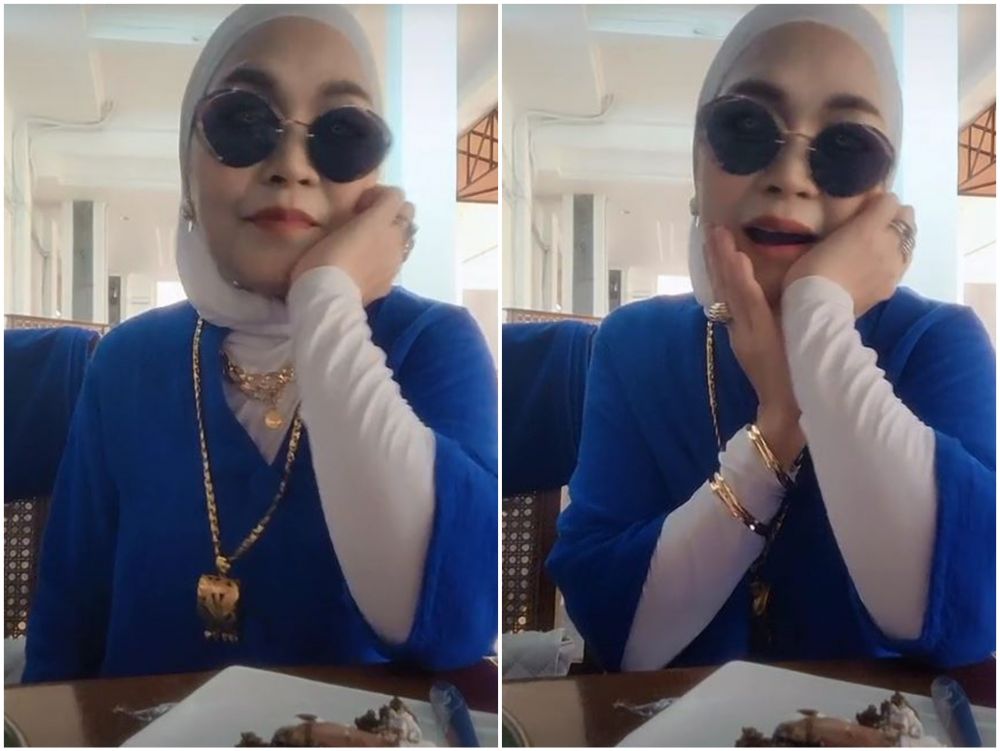 gaya heboh umi kalsum pakai perhiasan © berbagai sumber gaya heboh umi kalsum pakai perhiasan © berbagai sumber