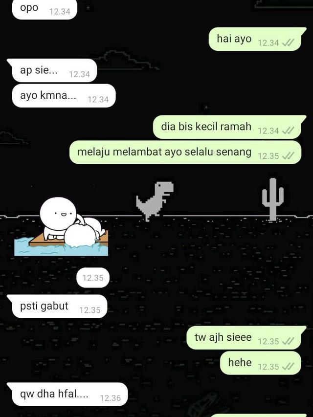 11 chat lucu gagal serius © berbagai sumber