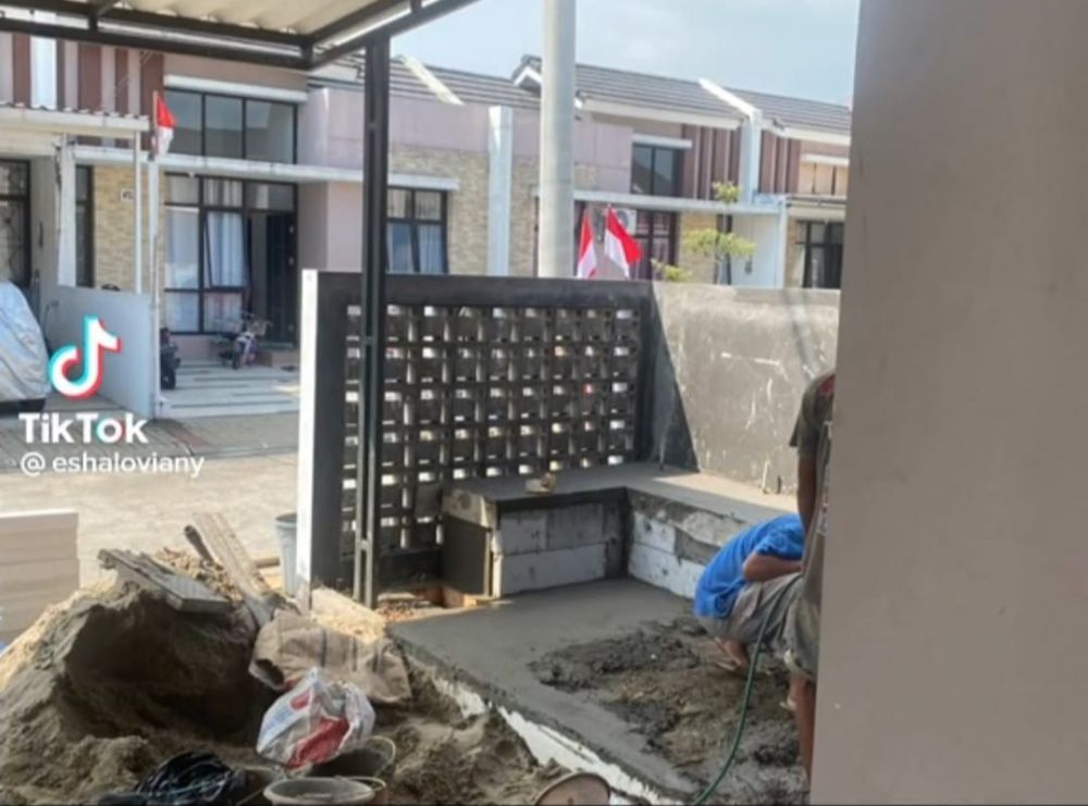 hasilnya mirip vila di Bali © TikTok