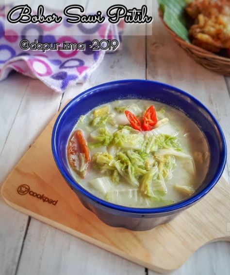 11 Resep olahan sawi putih kuah santan, lezat, bikin nagih, dan mudah ditiru