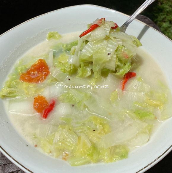 11 Resep olahan sawi putih kuah santan, lezat, bikin nagih, dan mudah ditiru