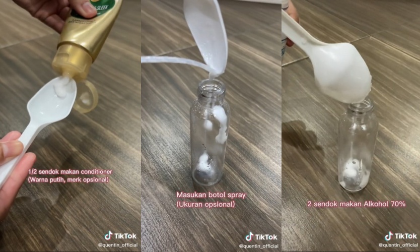 rapikan kaus yang kusut jadi halus © TikTok rapikan kaus yang kusut jadi halus © TikTok