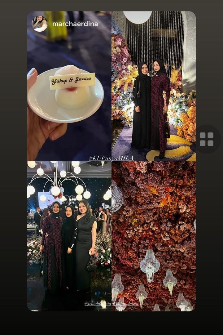 11 Hidangan di rangkaian acara pernikahan Jessica Mila dan Yakub Hasibuan, mewah dan menggugah selera