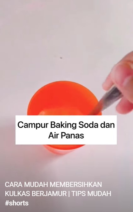 Trik basmi jamur di bagian dalam kulkas, ampuh pakai 1 bahan dapur
