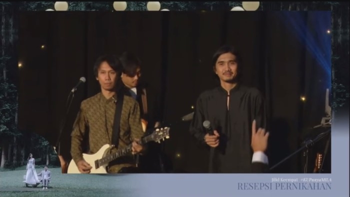 pesona Duta SO7 di resepsi pernikahan Jessica Mila  © berbagai sumber