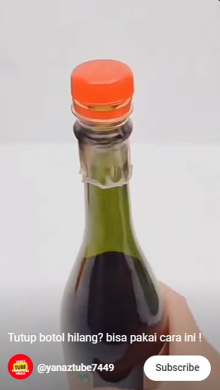 Cuma pakai sampah dapur, ini cara sederhana atasi tutup botol yang hilang
