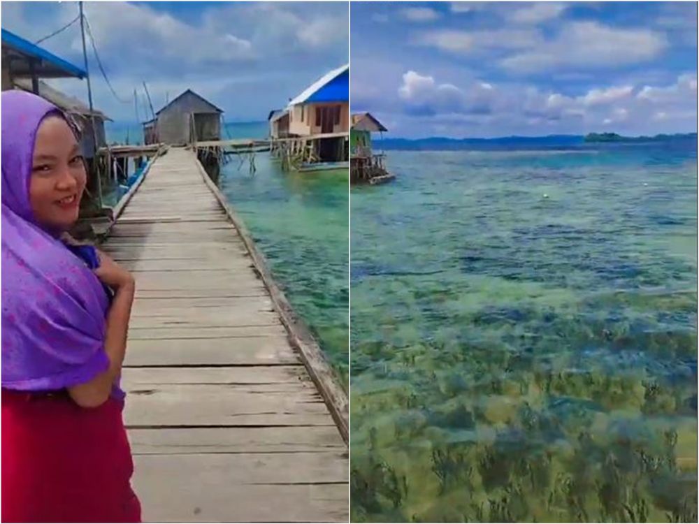 rumah panggung view indah © TikTok