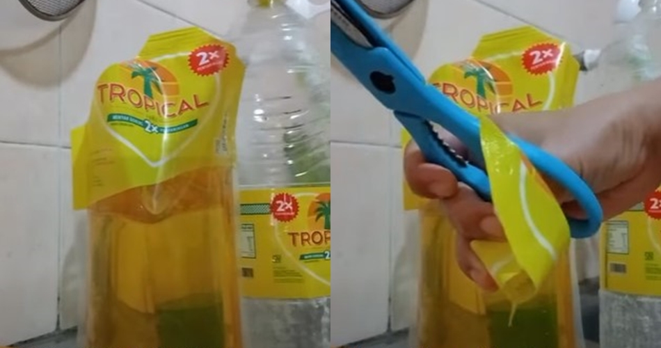 Cara antimainstream bikin corong minyak sederhana langsung dari bungkusnya