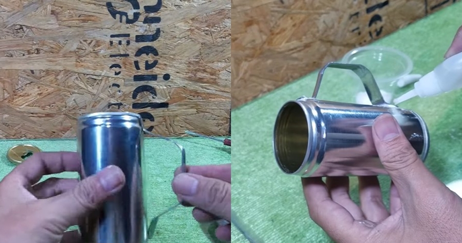 Jangan langsung dibuang, ini cara menyulap kaleng minuman bekas jadi cangkir estetik
