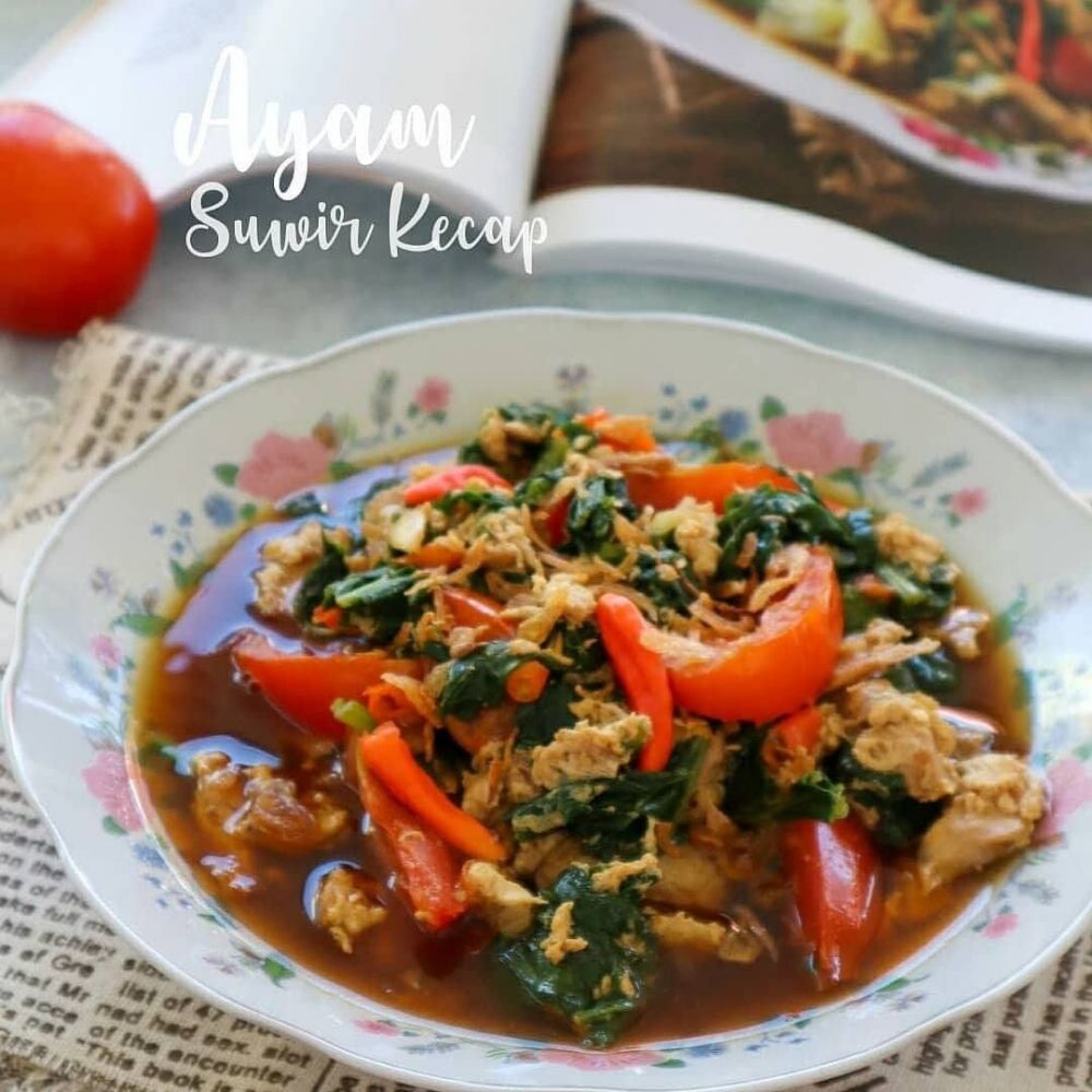 11 Resep olahan ayam suwir kecap, simpel, nikmat, dan mudah ditiru