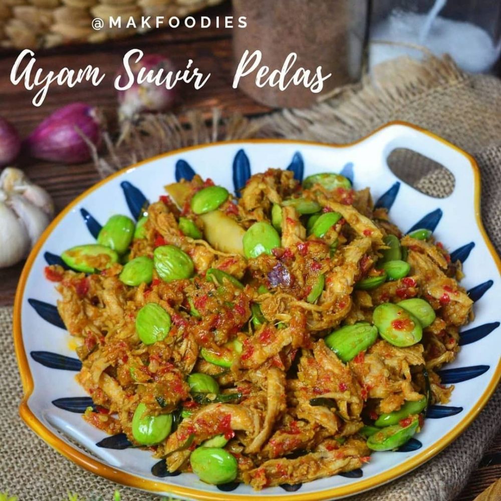 11 Resep olahan ayam suwir kecap, simpel, nikmat, dan mudah ditiru