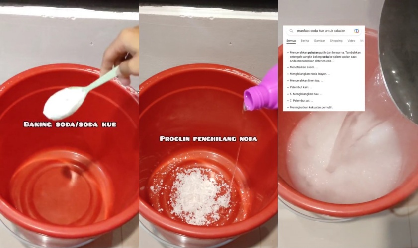 cara ampuh mencuci handuk mandi © TikTok cara ampuh mencuci handuk mandi © TikTok