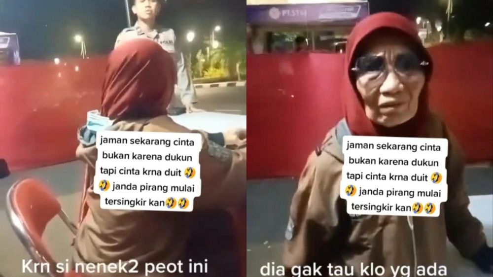 istri mergokin suami selingkuh sama nenek © TikTok