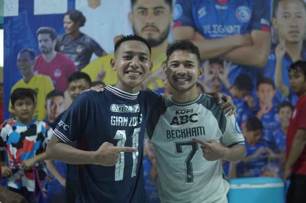 potret kebersamaan beckham dan gian zola © instagram