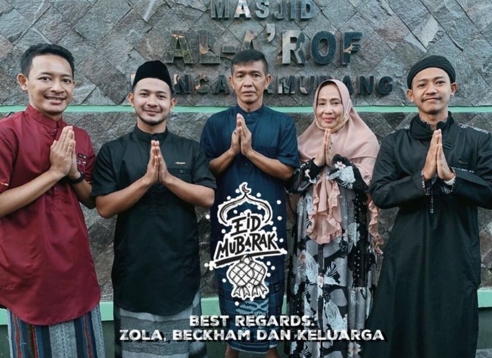 potret kebersamaan beckham dan gian zola © instagram