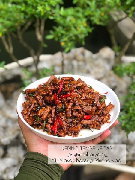 11 Resep kering tempe pedas manis, lezat, cocok untuk lauk, dan mudah dibuat