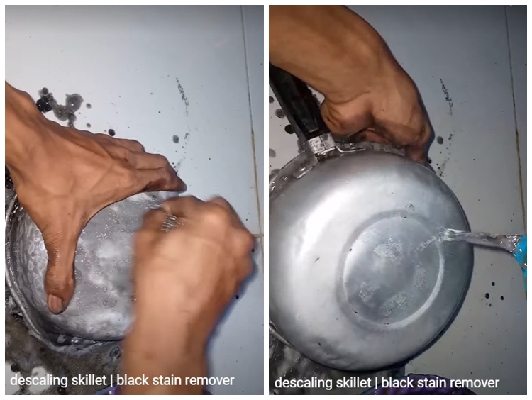 Tanpa sitrun, ini cara cepat bersihkan kerak tebal di pantat panci dalam 15 menit