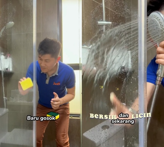 cara ampuh membersihkan kaca © TikTok