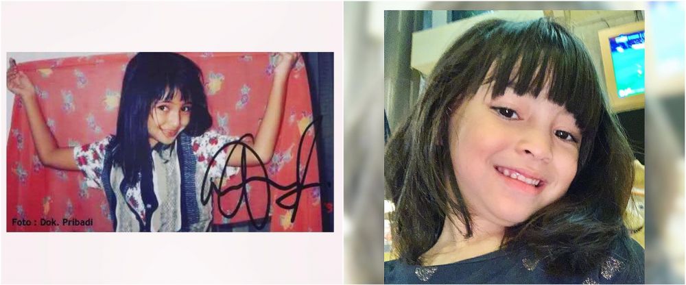 bukti kemiripan marshanda saat kecil dan sienna © berbagai sumber