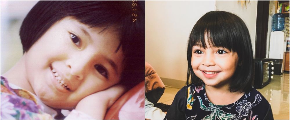 bukti kemiripan marshanda saat kecil dan sienna © berbagai sumber