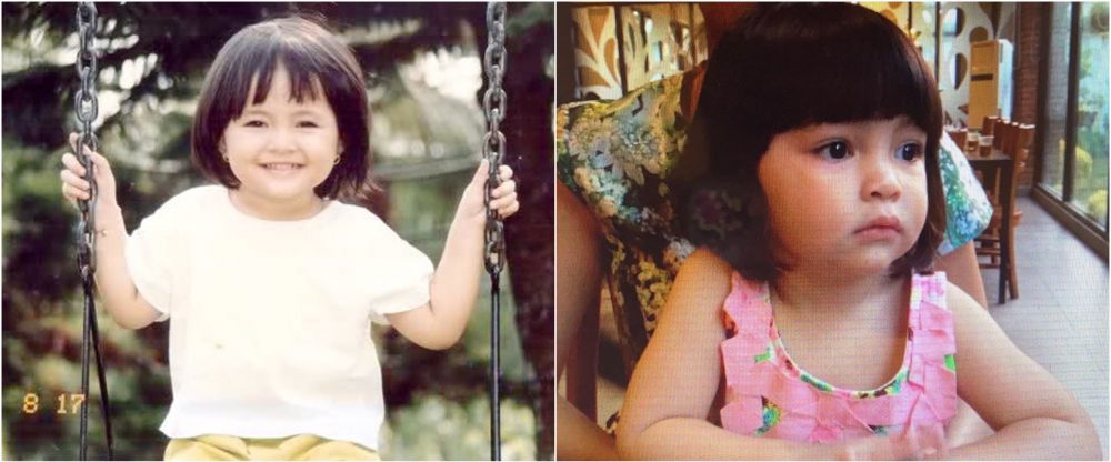 bukti kemiripan marshanda saat kecil dan sienna © berbagai sumber