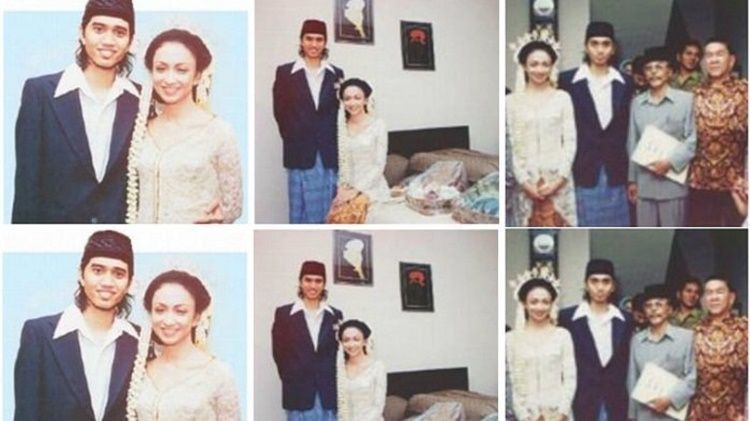Duta dan Adelia Lontoh dari akad © berbagai sumber Duta dan Adelia Lontoh dari akad © berbagai sumber