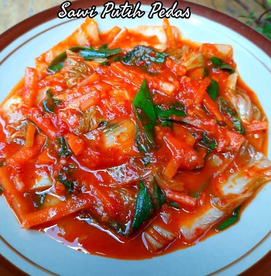 11 Resep olahan sawi putih masak kuah pedas, gurih, nikmat, dan bikin nagih