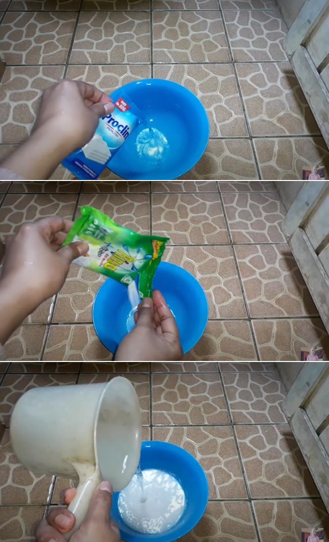 cara bersihkan ember berkerak © YouTube