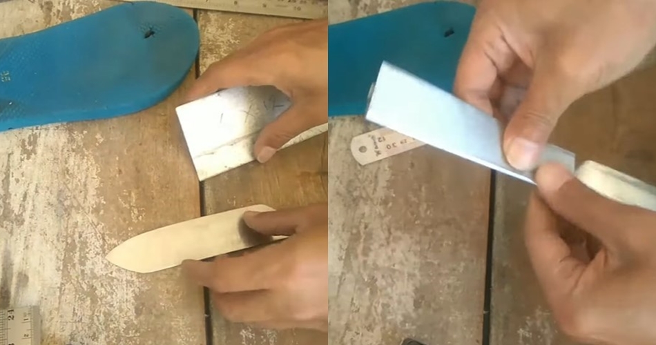 Cuma pakai barang bekas, ini cara mengganti gagang pisau yang lepas