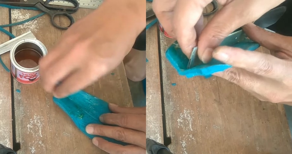 Cuma pakai barang bekas, ini cara mengganti gagang pisau yang lepas