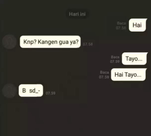 Chat lucu teman marah ketika diledekin Berbagai sumber