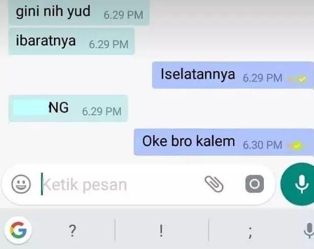 Chat lucu teman marah ketika diledekin Berbagai sumber