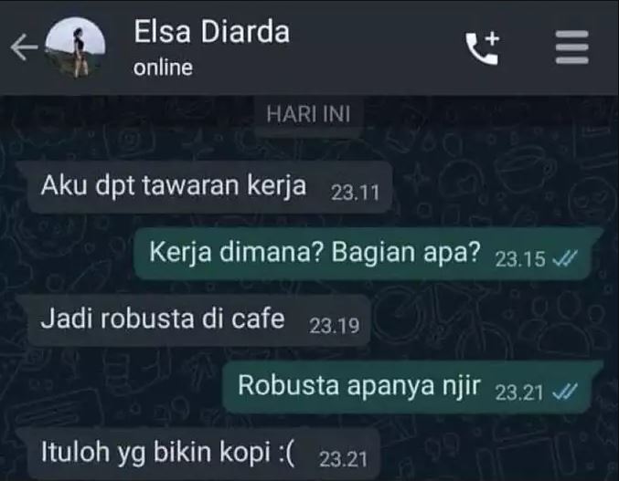 Chat lucu teman marah ketika diledekin Berbagai sumber