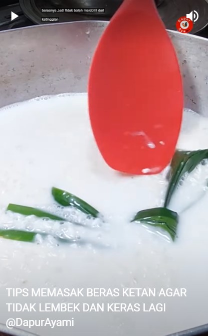Trik masak beras ketan agar teksturnya pas, tak terlalu lembek dan mudah mengeras