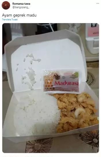 Potret kocak pesan makanan via online Berbagai sumber