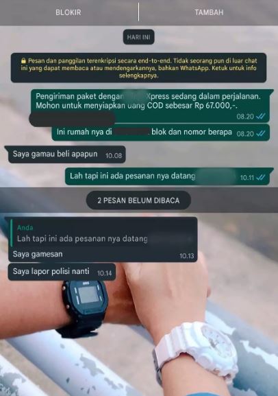 Chat lucu kurir mau nganter paket Berbagai sumber Chat lucu kurir mau nganter paket Berbagai sumber