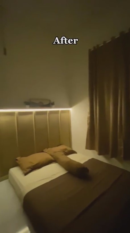 makeover kamar burik jadi estetik  © TikTok/@yongbyebot