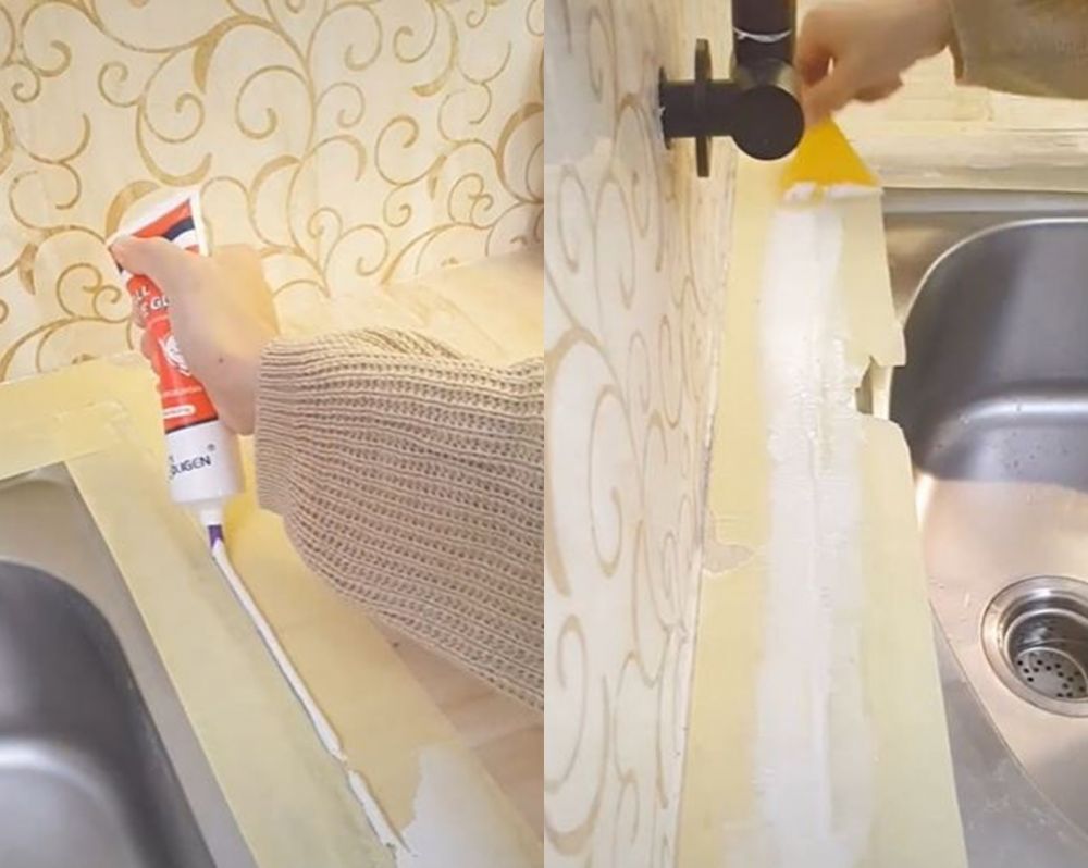 Trik sederhana bersihkan nat keramik dapur yang kotor dan berjamur © 2023 brilio.net Trik sederhana bersihkan nat keramik dapur yang kotor dan berjamur © 2023 brilio.net