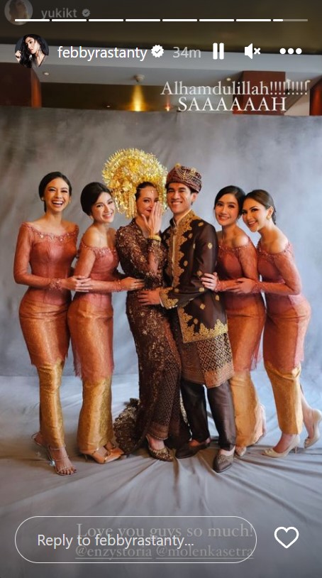 seleb di pernikahan Enzy Storia © berbagai sumber