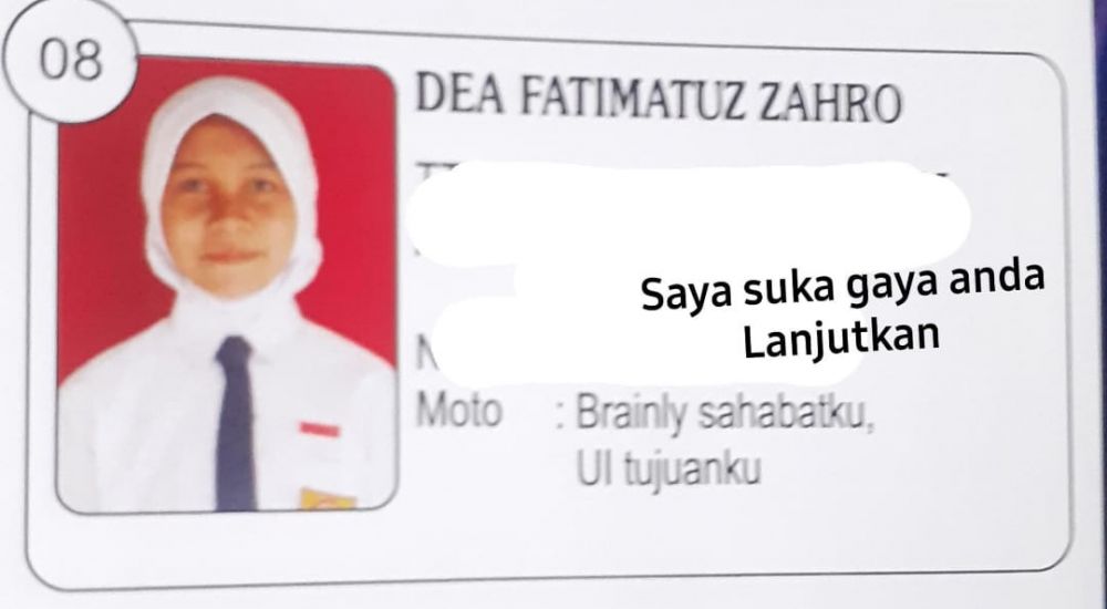 Potret kocak tulisan di buku tahunan © berbagai sumber Potret kocak tulisan di buku tahunan © berbagai sumber