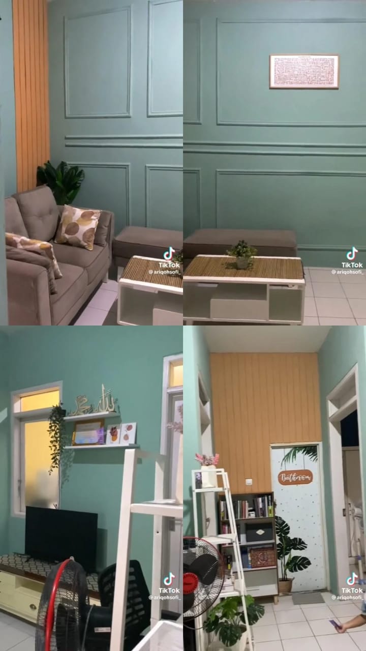 Cuma pakai wallpaper © TikTok