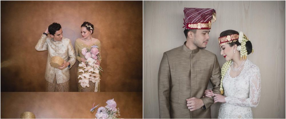 beda gaya enzy dan jessica saat nikah © berbagai sumber  beda gaya enzy dan jessica saat nikah © berbagai sumber